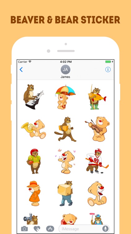 The Beaver and Bear Emojis screenshot-3