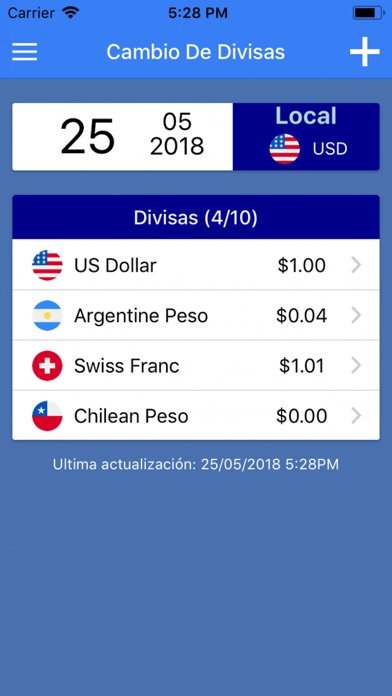 Cambio De Divisas Lite screenshot 2