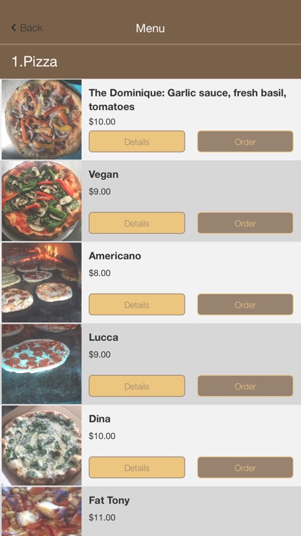 Tuscan Wood Fired Pizza