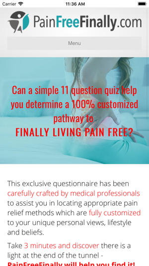 Pain-Free Living Quiz