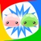 Simple puzzle learning riddle is a fascinating puzzle game in which you control two slimes and must lead them to the gate by swiping in four different directions