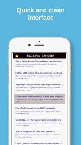 Game screenshot UK Education News apk