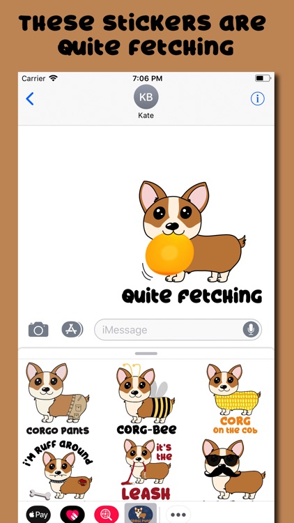 Corgi Puns - cute dog stickers