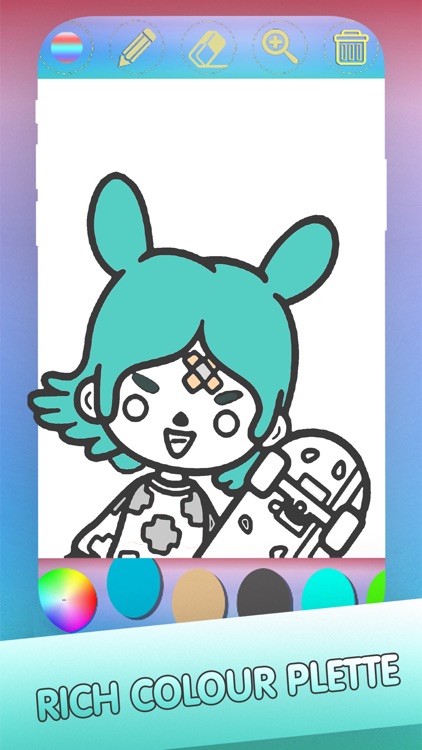 Toca Life Coloring