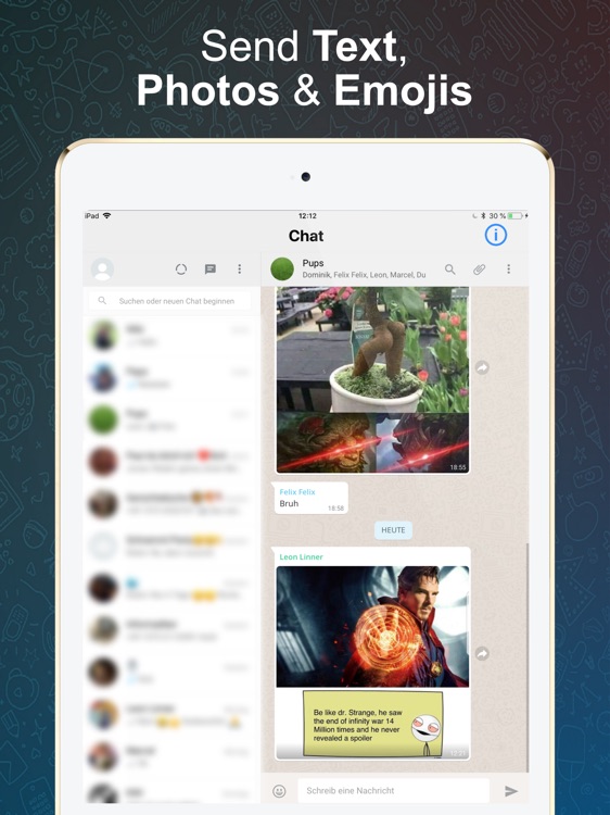 Chat for WhatsApp for iPad