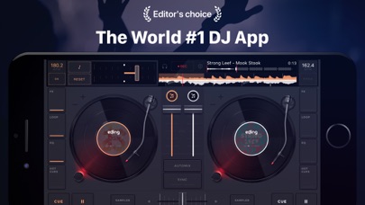 How to cancel & delete edjing Mix - dj app from iphone & ipad 1