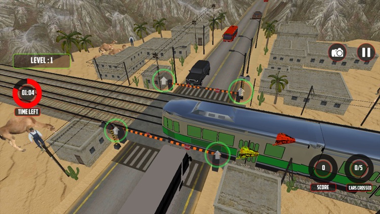 Railroad Crossing Train Sim 3D screenshot-3