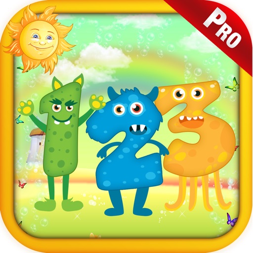 Monster Math Counting App Kids Icon