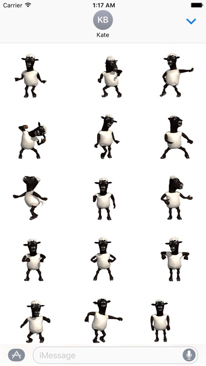Black Sheep Dancer Stickers