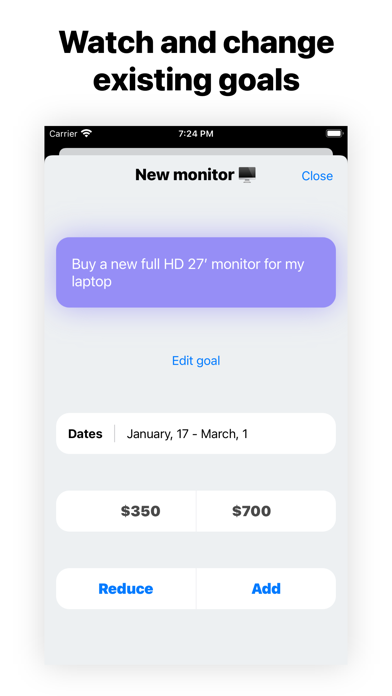 Money box App - Plan purchases screenshot 4
