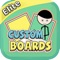 Custom Boards Elite is a subscription based app that serves as an activity creation center