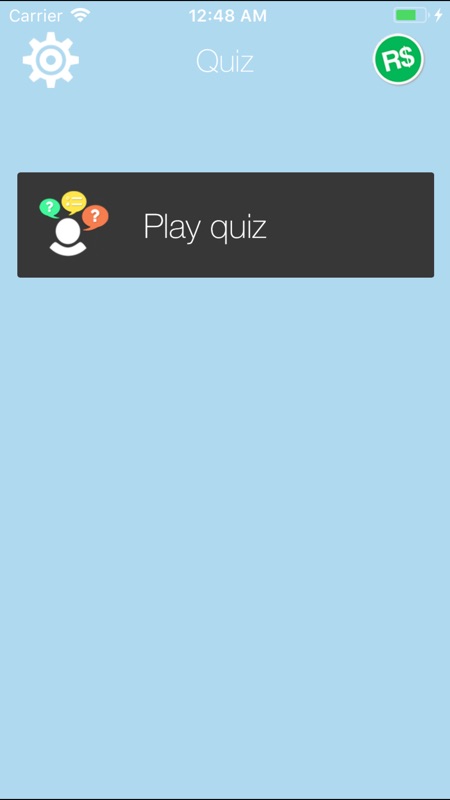 Roblox quizz