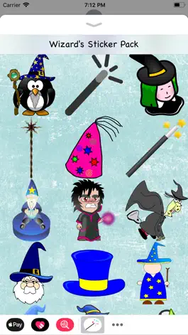 Game screenshot Wizard's Sticker Pack! apk