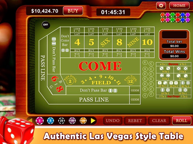Craps Casino Style On The App Store