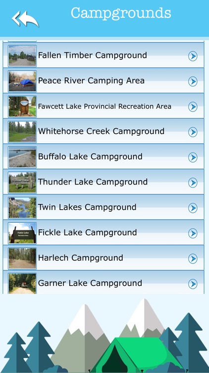 Alberta Campground&State Parks