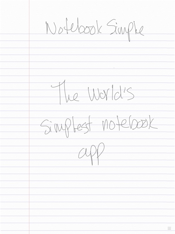 Notebook Simple