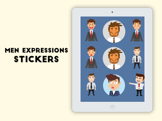 Men Expressions Stickers screenshot 2