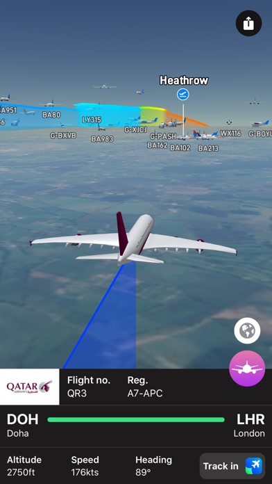 Plane Finder 3D screenshot1