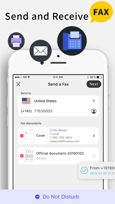 Scanner App Pro - Scan PDF, Print, Fax, Email, and Upload to Cloud Storages Screenshot 3