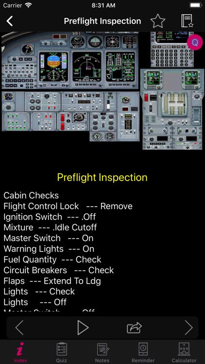 Diamond DA20 Flight Checklist screenshot-3