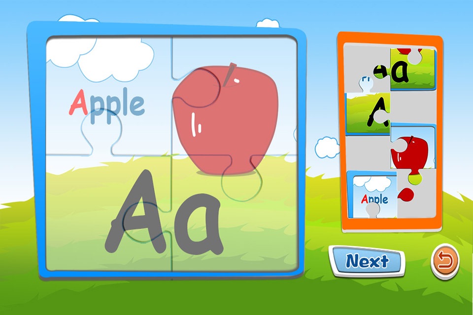 Alphabet ABC jigsaw flash card screenshot 3