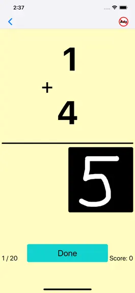 Game screenshot Number writing practice math 1 hack