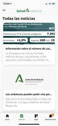 Captura 6 Salud Andalucía iphone