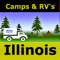 Camping spots & RV's is a simple and easy to use map to find the nearest Campsite or RV Park locations