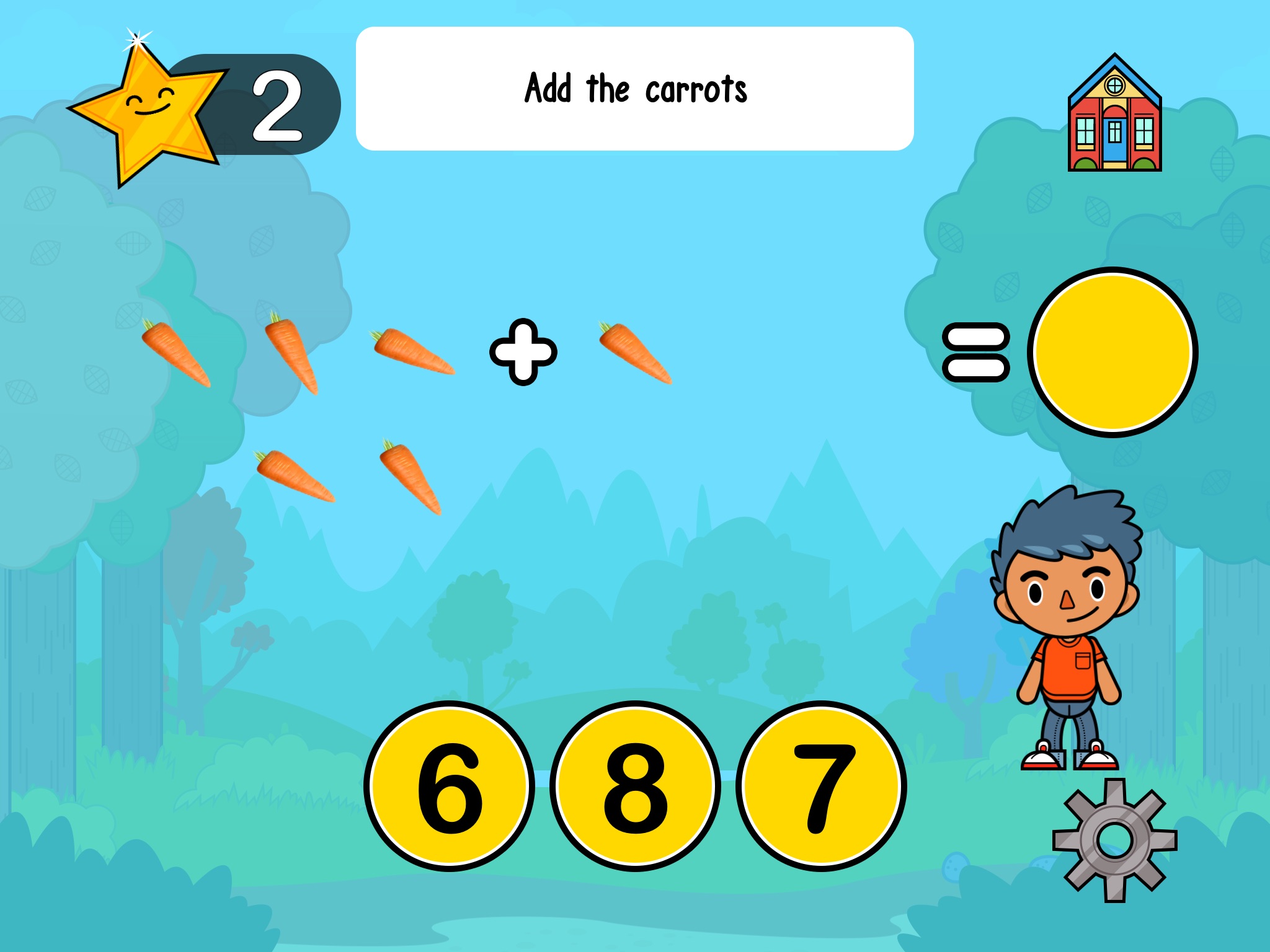 Vegetable Maths Masters screenshot 2