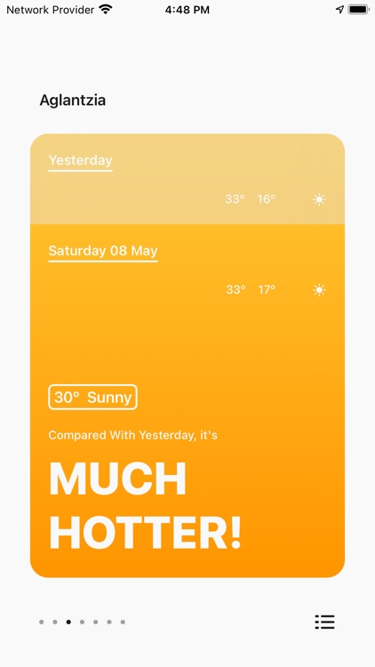 YesterWeather: Feels Comparing