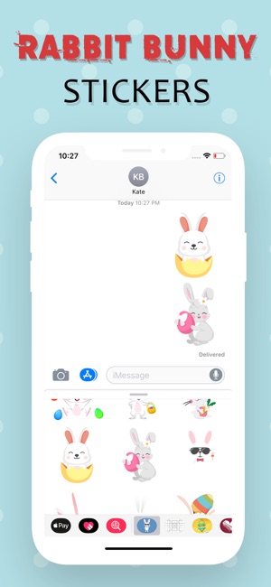 Rabbit Stickers Emojis(圖4)-速報App