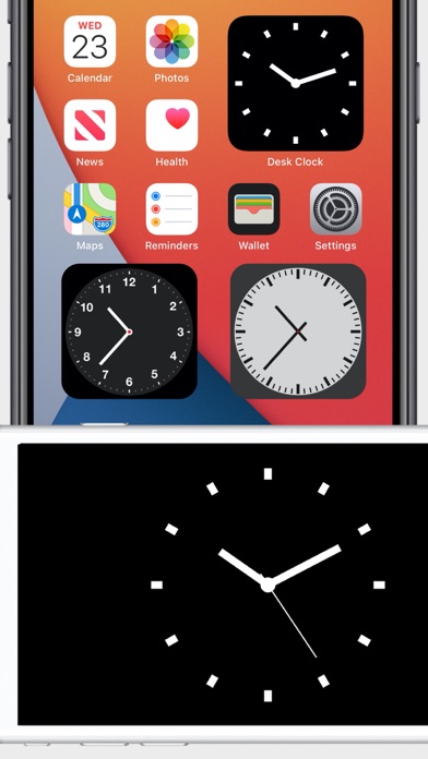 デスクトップ時計 アナログ時計ウィジェット Iphoneアプリ Applion