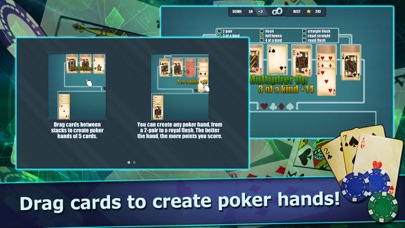 Pokitaire! Poker & Solitaire screenshot 2