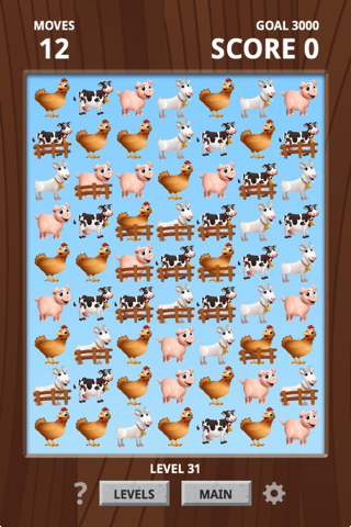 Farm Animal Match Up Game - náhled