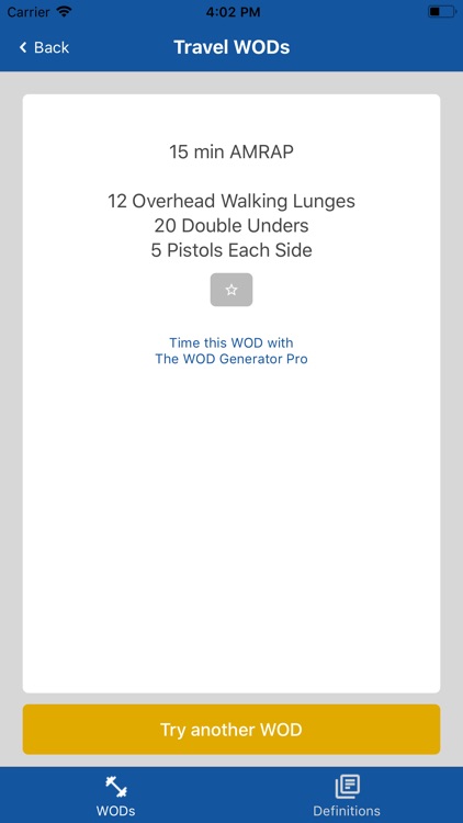 WOD Generator