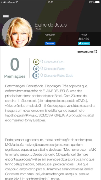 Elaine de Jesus - Oficial