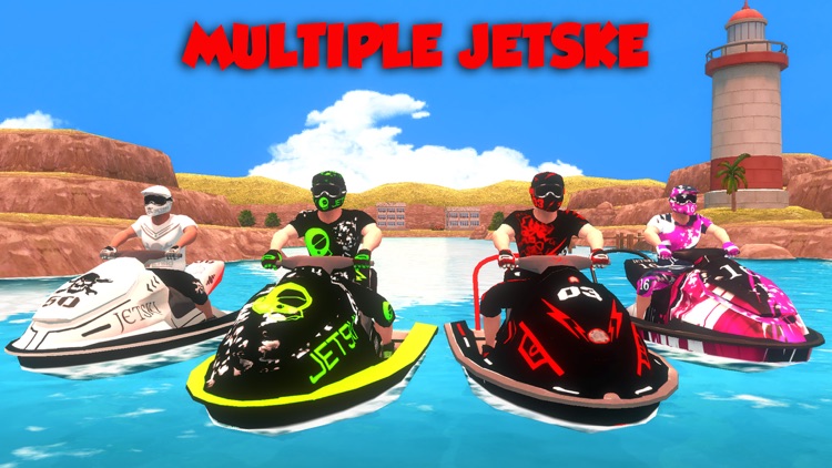 Jetski Stunt Boat Racing Sim screenshot-5