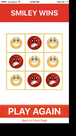 Emoji Tic Tac Toe Family Game