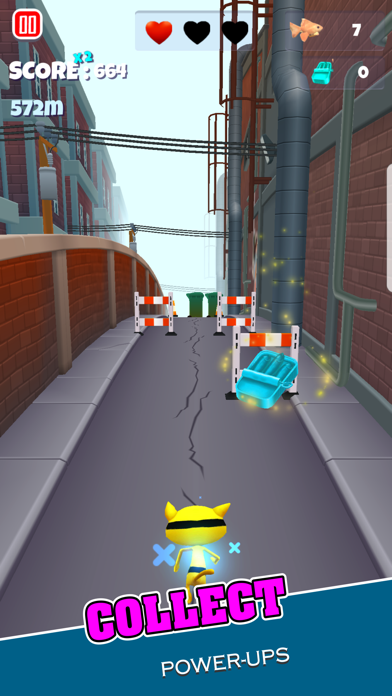 Ninja Cat Run - Rush Runner screenshot 3