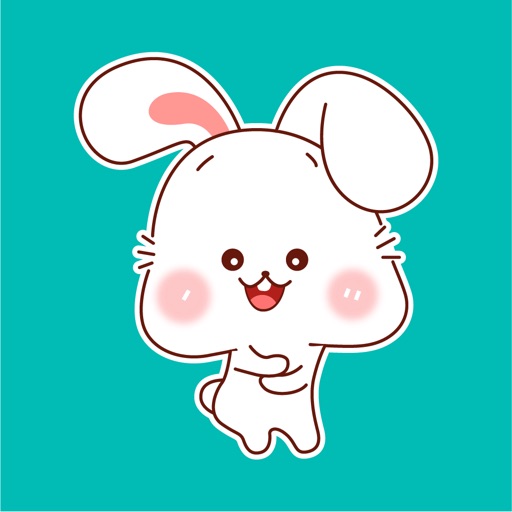Sweety Bunny Animated Stickers