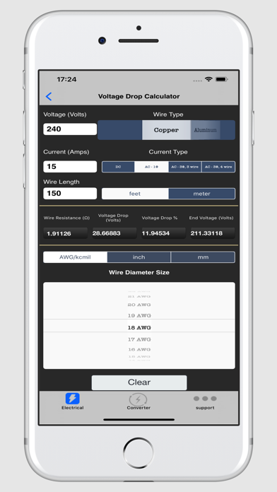 How to cancel & delete Electrical Calculator lite from iphone & ipad 2