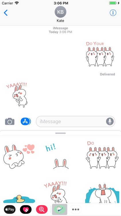 Bunny Happy Dance Animated