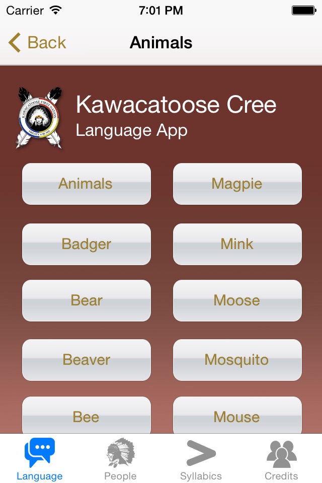 Cree Words screenshot 2