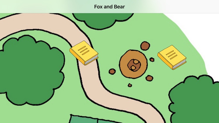 Fox and Bear in the Park