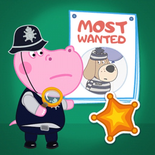 Detective Hippo: Police Patrol Icon