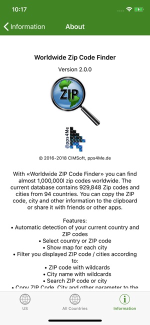 Worldwide ZIP Code Finder(圖6)-速報App