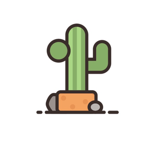 Lovely Cactus Stickers icon