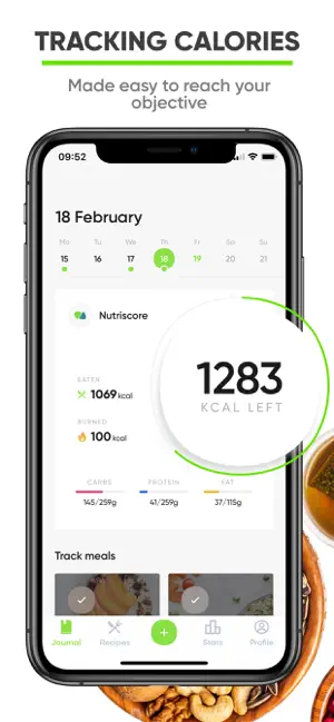 Captura de Pantalla 1 Nutrition Coach: Food tracker iphone