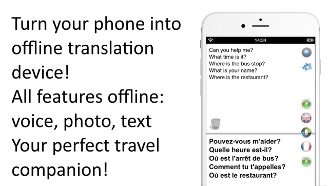 Offline French Translator App