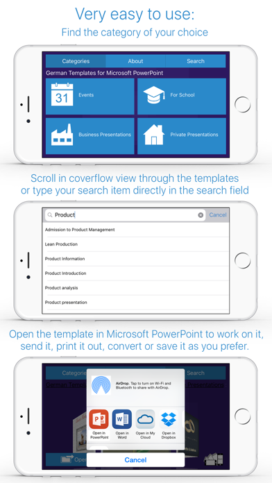 How to cancel & delete Templates for Powerpoint® from iphone & ipad 4